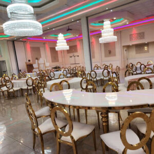 Gold and White Dior Chairs