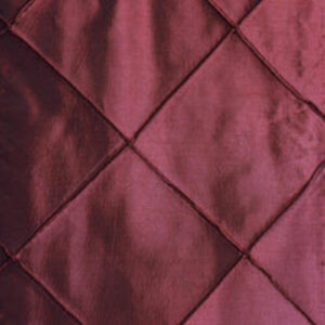 Burgundy Pintuck Satin Dinner Napkins 17"x17"